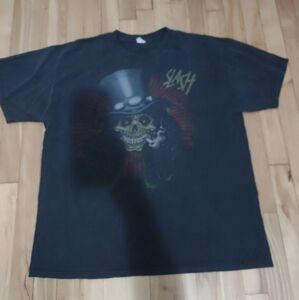 GNR Guns N Roses Shirt Skull Smoking Slash Rockstar Skull
